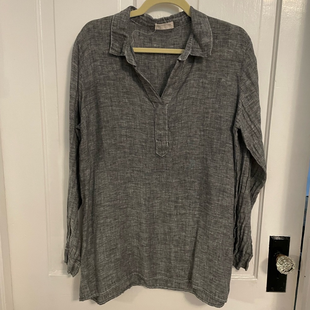 CP Shades black linen popover